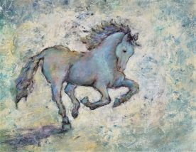 Lynn Martin - Dressage in Blue