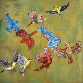 Susan Lawrence Norman - Leaving the Feeder
