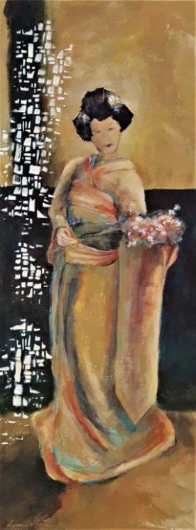 Lynn Martin - Poised with Flowers