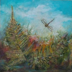 Lynn Martin - ferns n dragonfly