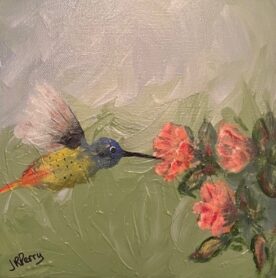 Jackie Perry - Windswept Hummingbird