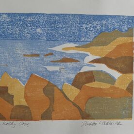 Susan Larimer - Rocky Cove Moku Hanga