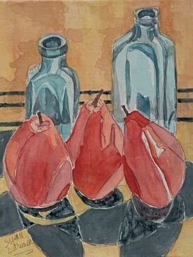 Pears and Bottles - Susan Larimer