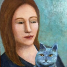Blue Russian Cat - Margaret Hillen