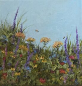 Gardenview with Dragonfly 1 - Lynn Martin